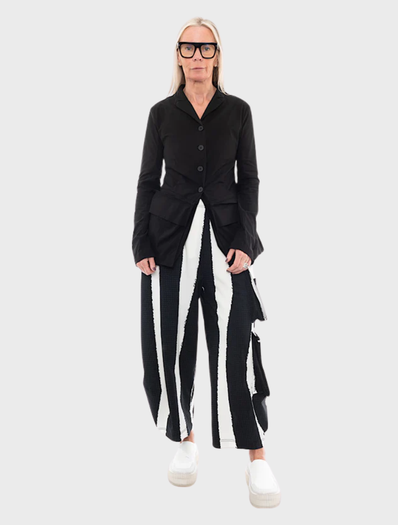 Trousers - Black Print
