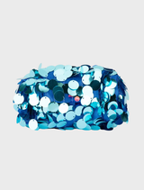 Pedro Sequin Pouch - Blue