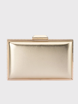 Sammi Crystal Frame Clutch - Gold