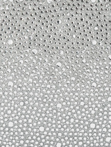 Gabby Metallic Hot Fix Clutch - Silver