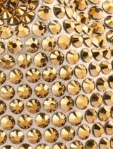 Santorini Studded Hotfix Pouch - Gold
