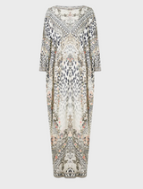 Jersey V Neck Batwing Kaftan - Marble Heaven