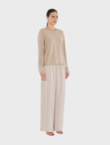Crew Sweater - Camel