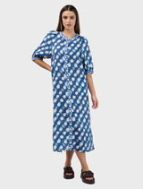 Vision Shirt Dress - Denim Multi