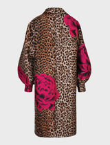 Boldly You Coat - Leopard Floral