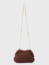 Taylor Crochet Clutch - Brownze