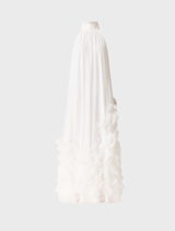 Evelin Halter Gown - White