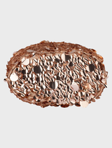 Vera Sequin Top Handle - Blush