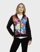 I Believe in Angel Zip Jacket - Black / Multi