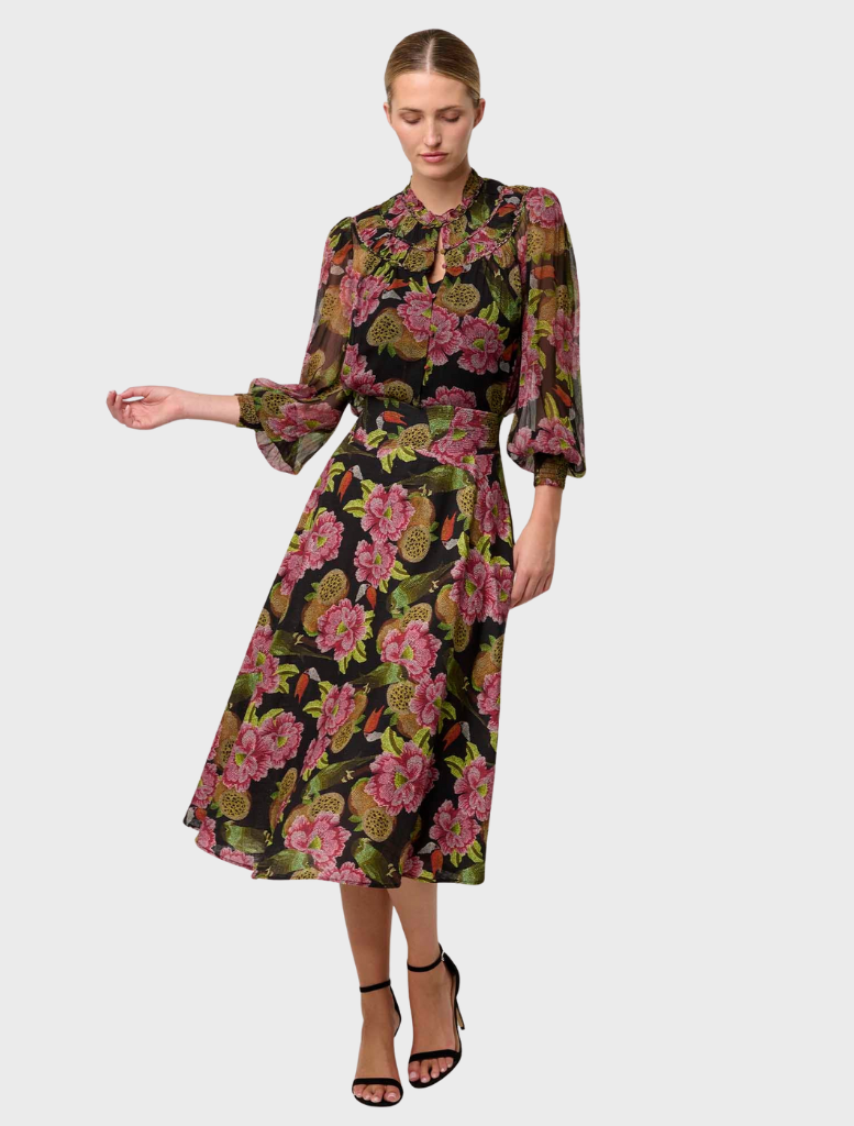 Estrella Linen Viscose Skirt - Winter Granadilla