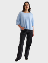 Eliza Tee - Mid Blue