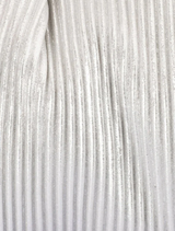 Naomi Pleated Clutch - Silver
