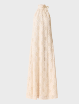Vessia Halter Neck Maxi Dress - Cream