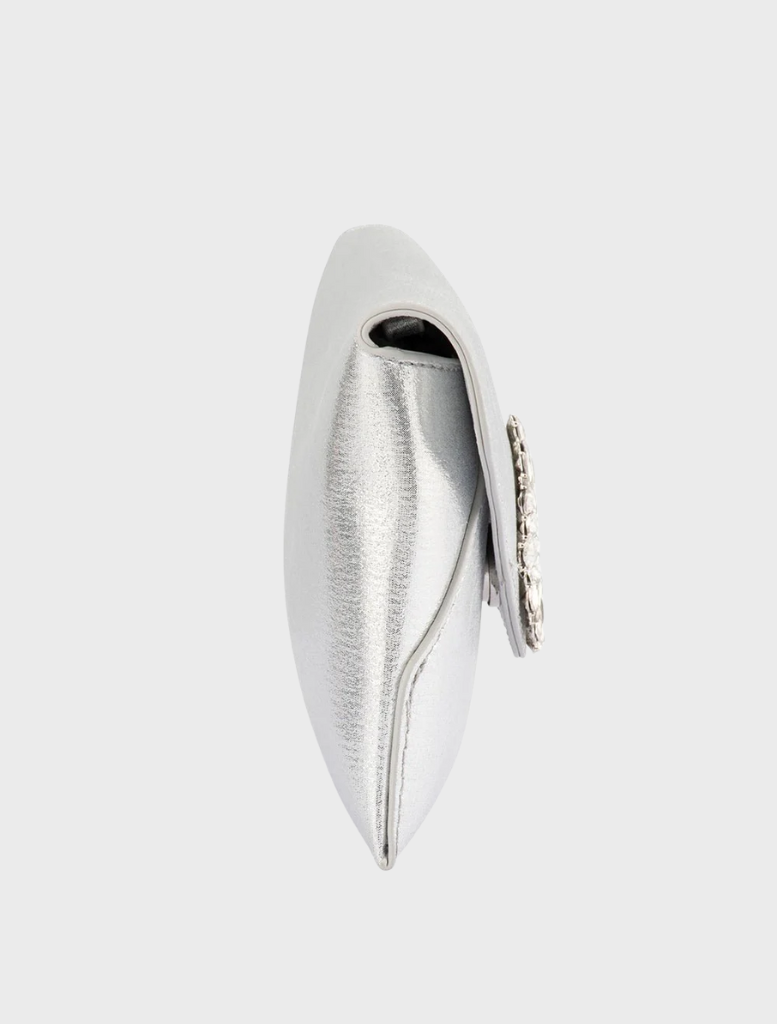 Antonia Envelope Clutch - Silver