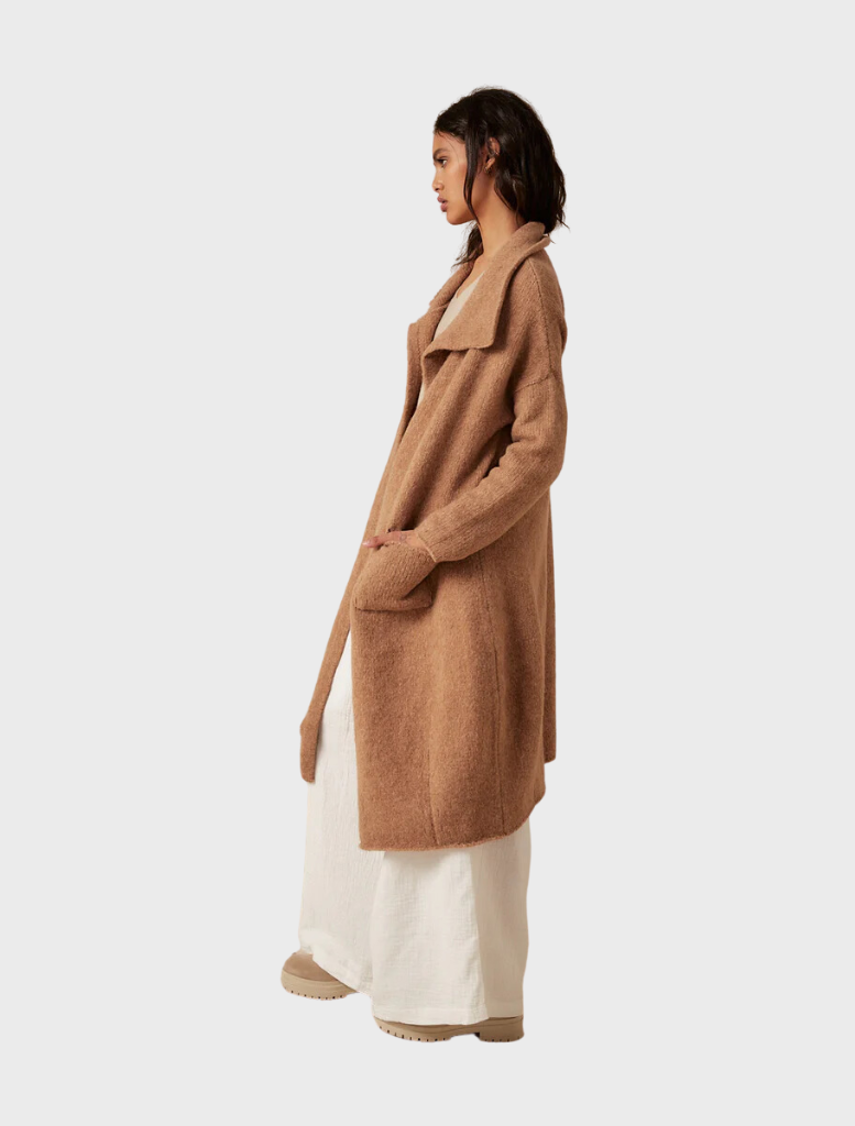 Cacoon Coat - Camel