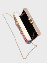 Carlita Carnivale Fringe Clutch Bag - Multi