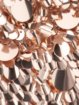 Vera Sequin Top Handle - Blush