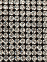 Jerry Crystal Vintage Clutch - Silver