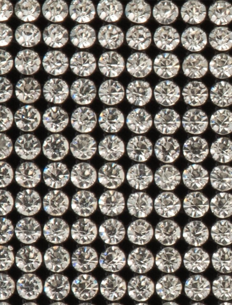 Jerry Crystal Vintage Clutch - Silver