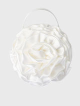 Rosita Rosette Frame Bag - White