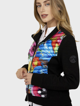 I Believe in Angel Zip Jacket - Black / Multi