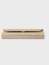 Stacey Crystal Clutch - Gold