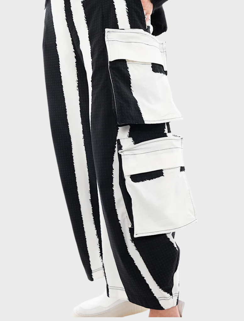 Trousers - Black Print