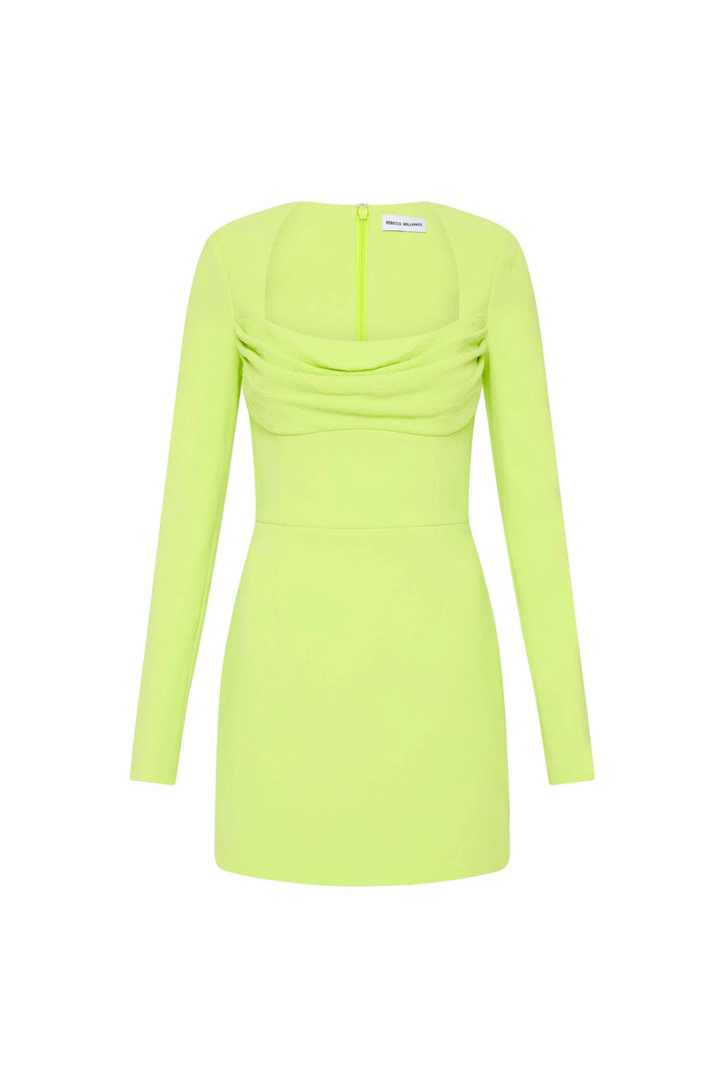 Aria Mini Dress - Lime