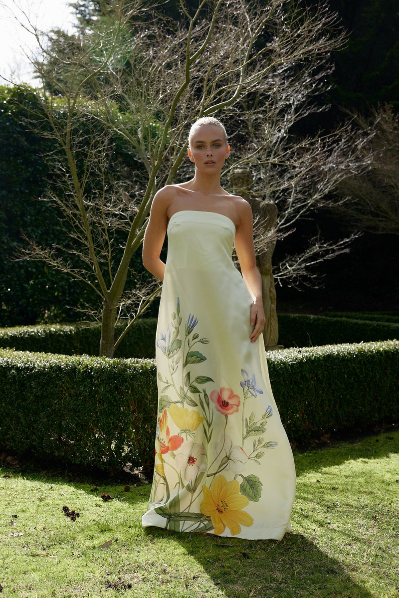 Lucie  Dress - Buttermilk Fleur
