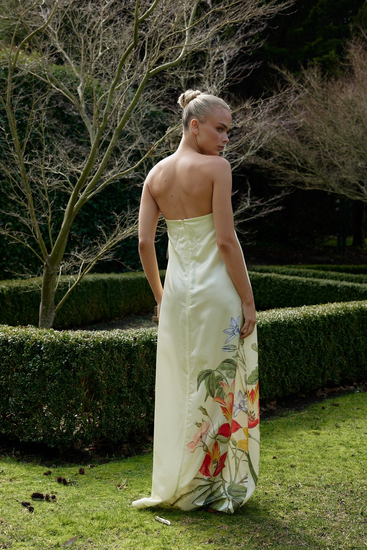 sachin and babi light blue dress Strapless Hawaiian Beach Wedding Dress