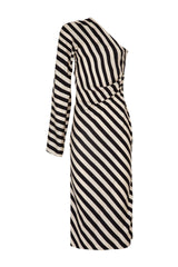 You Best Be-Sleeve IT Dress - Black/Cream