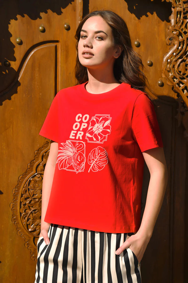 Hot As Flock T-Shirt - Red
