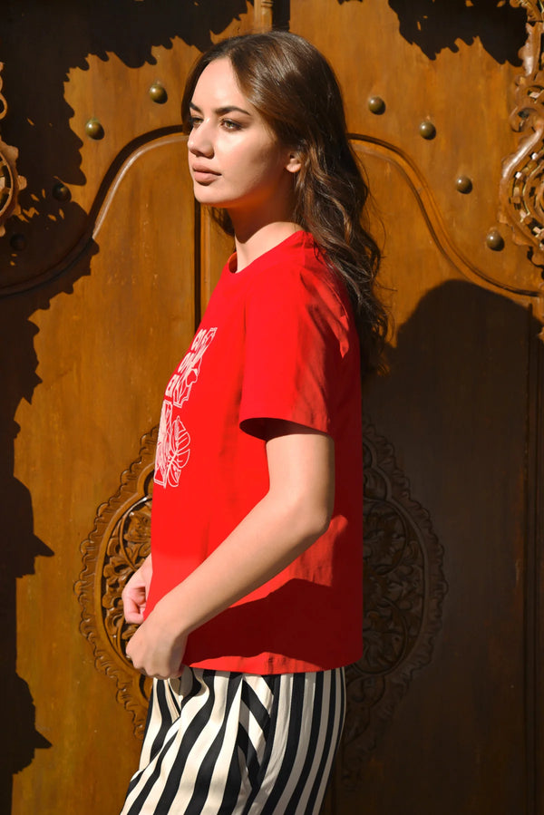 Hot As Flock T-Shirt - Red