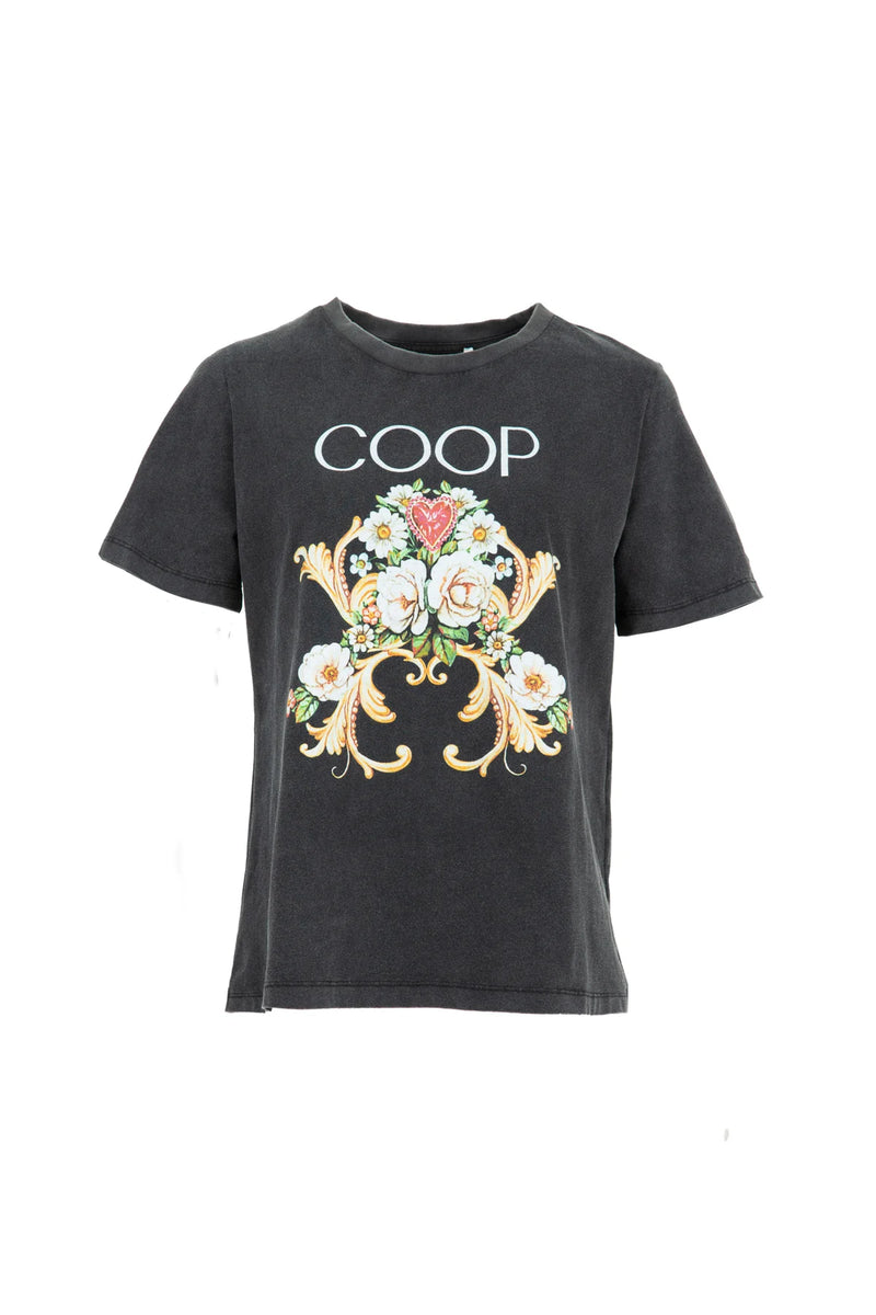 Wild Rose T-Shirt - Vintage Black