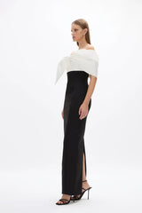 Kace Gown - Black/ivory