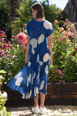 Frill of The Carnival Dress - Blue Spot