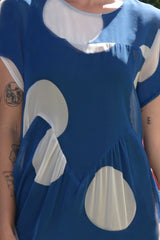 Frill of The Carnival Dress - Blue Spot