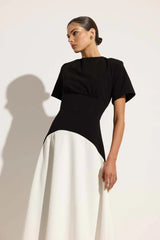 Dover Dress - Black/white