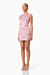 Rose  Shift Dress - Blush