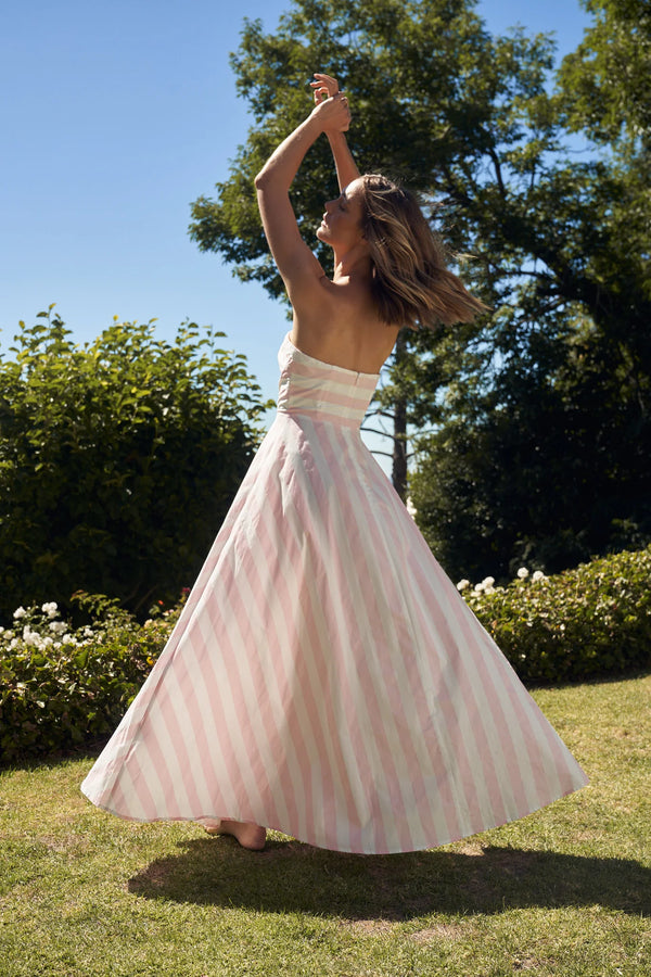 Hazel Dress - Ballet Stripe