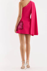 Layana Mini Dress - Raspberry