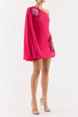 Layana Mini Dress - Raspberry