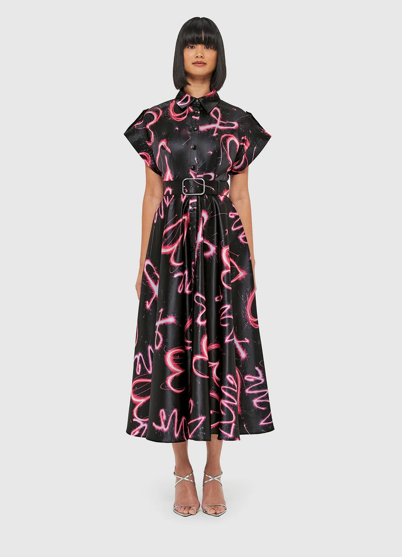 neon hart dress Alba Mini Dress