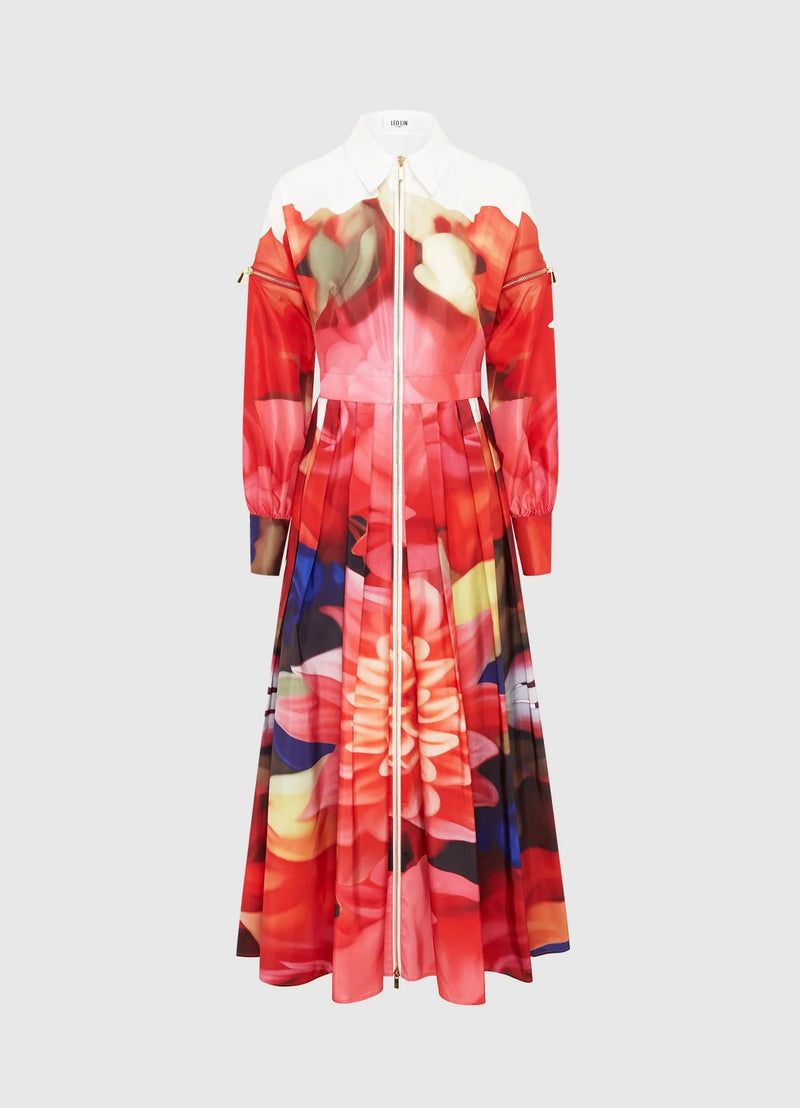 Tessa Midi Dress - Kaleidoscope Print