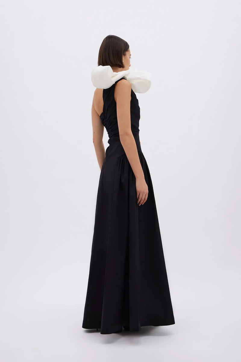 Banks Gown - Black/white