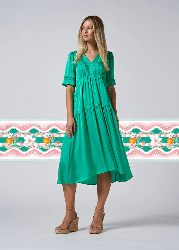 Selene Midi Dress - Spearmint