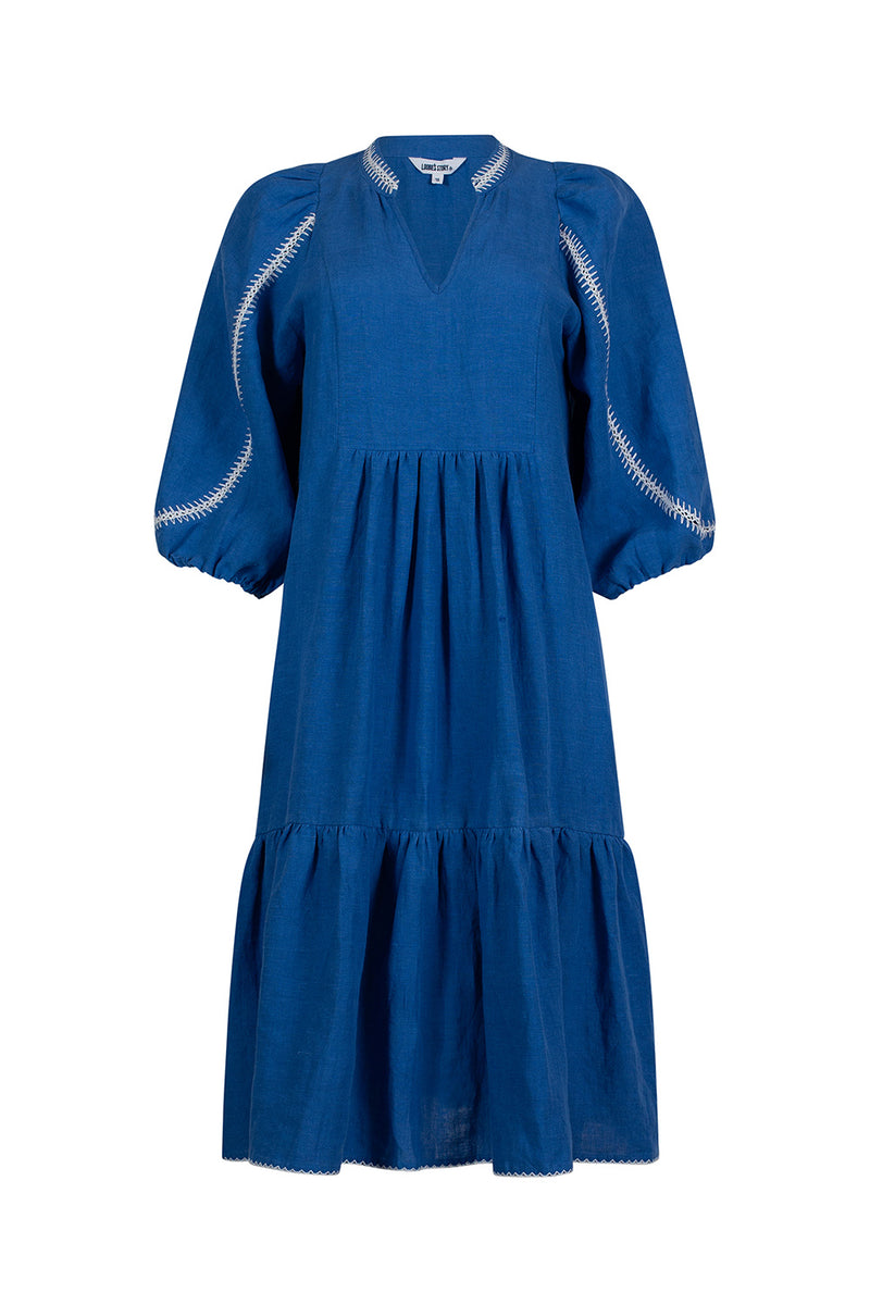 Varena Dress - Cornflower