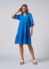 Varena Dress - Cornflower