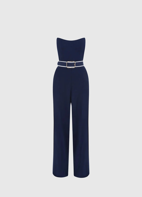 Mary Jumpsuit - Oxford Blue