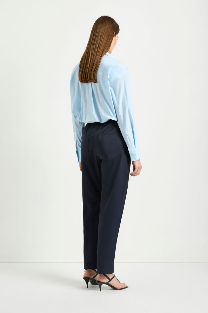 Crop Blazer Pant - True Navy